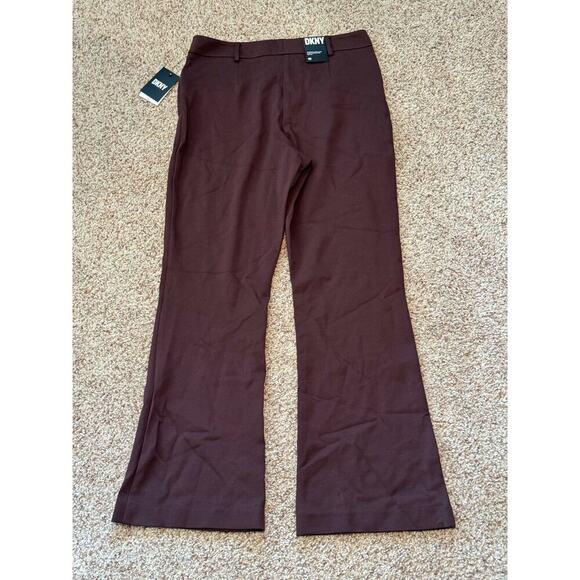 NEW!! DKNY Brown Dress Pants, size 10, bootcut - Picture 2 of 12